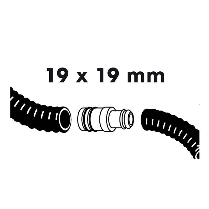 Raccord de tuyaux droit - Ø19 (¾") x Ø19 (¾") mm