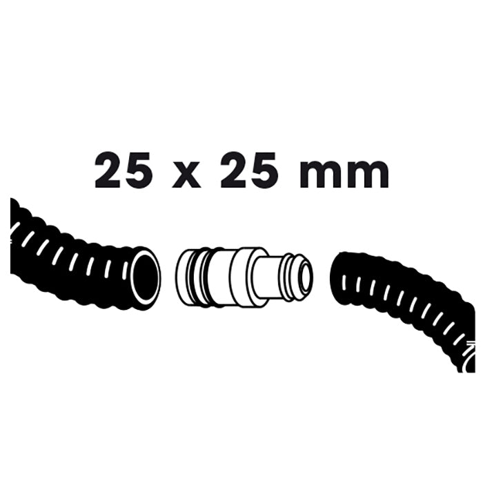 Raccord de tuyaux droit - Ø25 (1") x Ø25 (1") mm