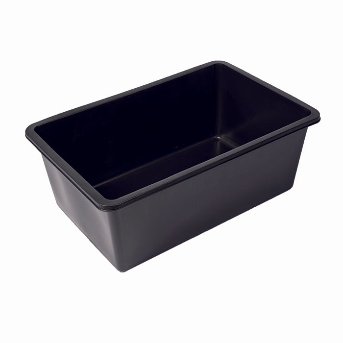 QUADRA C3 - bassin préformé - HDPE, surface 0,92 m², profondeur max 44 cm, volume d'eau 365 l - H44 x 78 x 118 cm