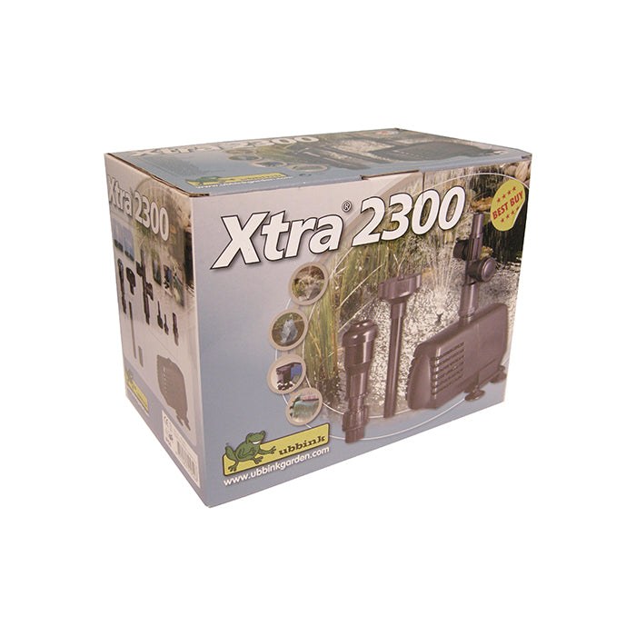 XTRA 2300 - pompe fontaine de bassin - Qmax(l/h) 2300, 35w, Hmax(m) 2,20, 1/2" - volcan 90x60 cm, jet moussant 50cm