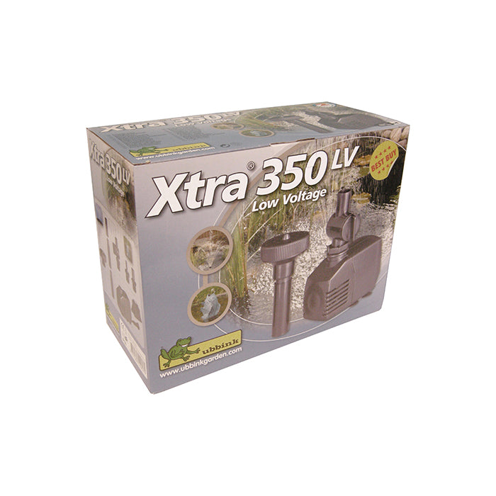 XTRA 350 LV - pompe fontaine de bassin - 230VAC/12VAC, Qmax(l/h) 350, 5w, Hmax(m) 0,40, 3/8" - volcan H25x30 cm