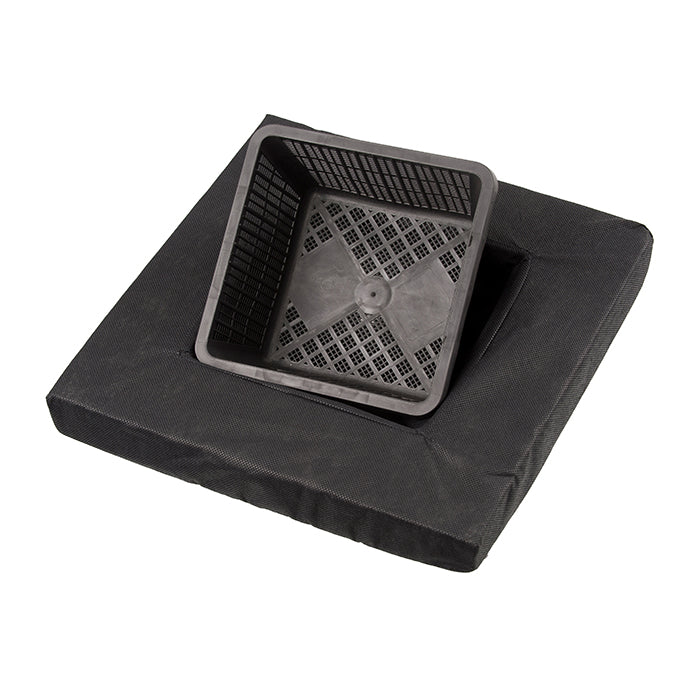 SWIMPLANT - île flottante pour plantes aquatiques, carrée, convient pour 1376037 (H11x11x11 cm) - 20 x 20 cm