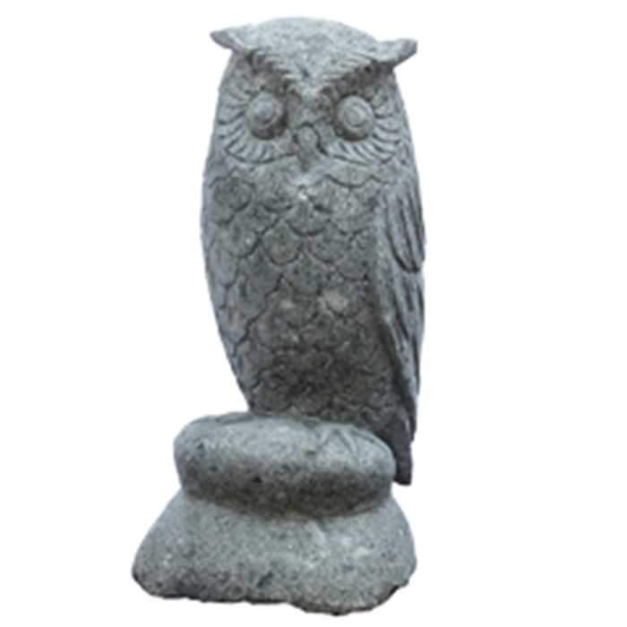 Aquiflor Décoration SITTING OWL ON BASE 52CM 4250594778281 CST-OWL01-050NA