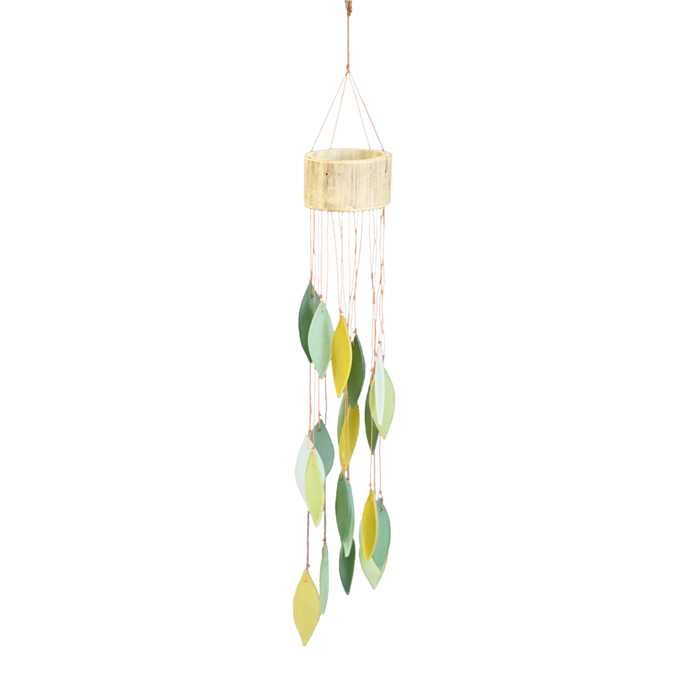 Aquigarden Décoration WINDCHIME SPIRAL HANGER BAMBOO TUBE 4250594770995 G-WC-BASPIRAL060G