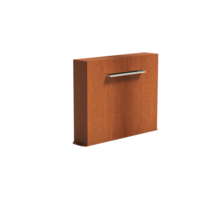 Foudebassin.com Lame d'eau Mur avec lame d'eau 60CM en acier corten (avec pompe) - 120 x 100 x 25CM VCM2.5.600