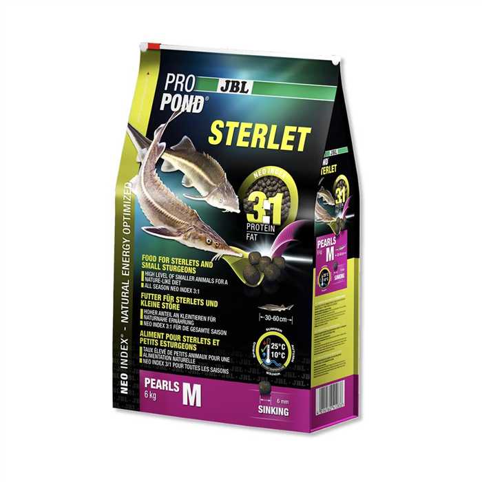 JBL Nourriture JBL PROPOND STERLET M 6,0KG NOURRITURE ESTURGEON TAILLE MOYE 4014162412836 4128300