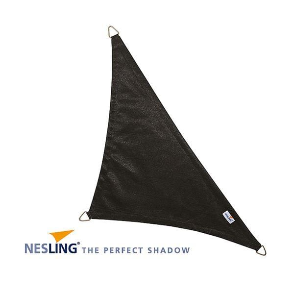 Nesling Voile d'ombrage Voile / Toile d'ombrage ajourée Coolfit - Triangle 90° 5,0 x 5,0 x 7,1m, Noir 8717677460847 N502-090-35