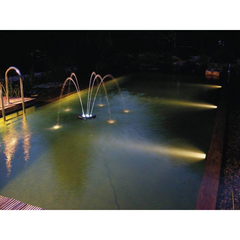 Oase Living Water Jeux d'eau WATER STARLET OASE JET D'EAU FLOTTANT - Jeu d'eau flottant LED autonome 4010052502144 50214